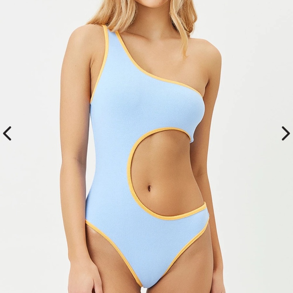Frankie’s bikini CASH TERRY ONE PIECE SWIMSUIT,L